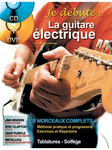 Je débute la guitare électrique (avec CD et DVD) Visuell